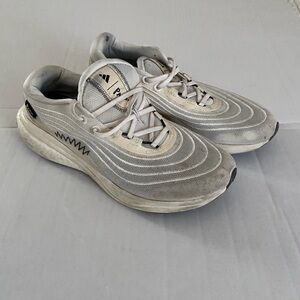 Adidas Men's White Running Shoes Parley Boost Recycled Material Men’s Size 8.5